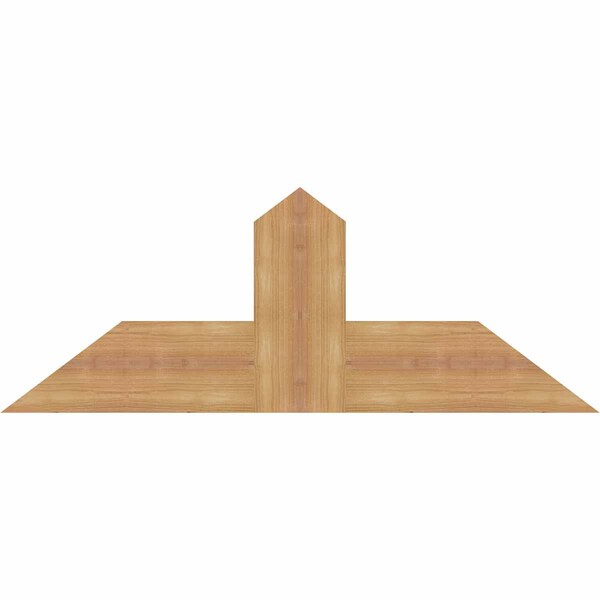 Ekena Millwork Portland Smooth Timber Gable Bracket, Western Red Cedar, 36"W x 13"H x 1 1/2"D x 5 1/2"F, 9/12 Pitch GBW036X13X0206POR00SWR - main